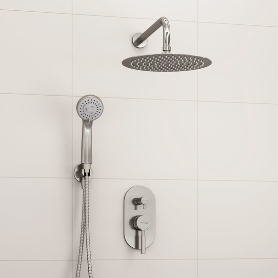 Душевая система для душа WasserKraft A16421, хром матовый фото 7