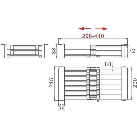 Коландер для кухонной мойки Gerhans K30300B, графит - 5 Коландер для кухонной мойки Gerhans K30300B, графит фото 5