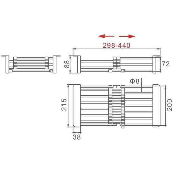 Коландер для кухонной мойки Gerhans K30300, серый фото 3