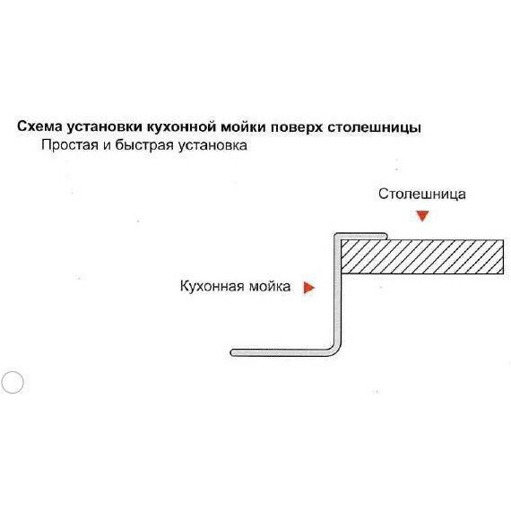 Кухонная мойка Gerhans K35848-R 1 мм, нержавеющая сталь, Цвет производителя: нержавеющая сталь - 2 Кухонная мойка Gerhans K35848-R 1 мм, нержавеющая сталь, Цвет производителя: нержавеющая сталь фото 2