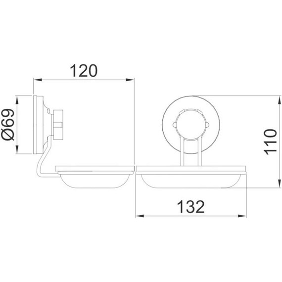 Мыльница Potato P7902 фото 3