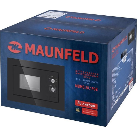 Встраиваемая микроволновая печь Maunfeld MBMO.20.1PGB - 12 Встраиваемая микроволновая печь Maunfeld MBMO.20.1PGB фото 12