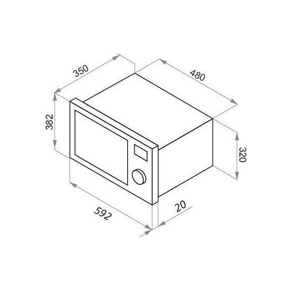 Встраиваемая микроволновая печь Maunfeld XBMO202S фото 10
