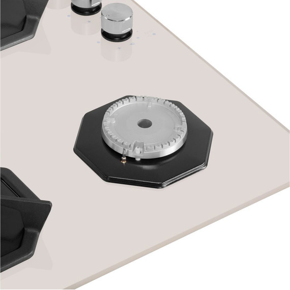 Газовая варочная поверхность Maunfeld EGHG.64.2CBG/G (бежевое стекло) фото 8