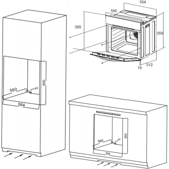 Электрический духовой шкаф Maunfeld EOEC.564B фото 16