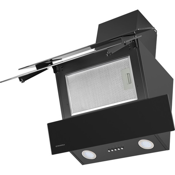 Вытяжка Maunfeld Cascada Push 60 Glass Black (чёрное стекло) фото 3