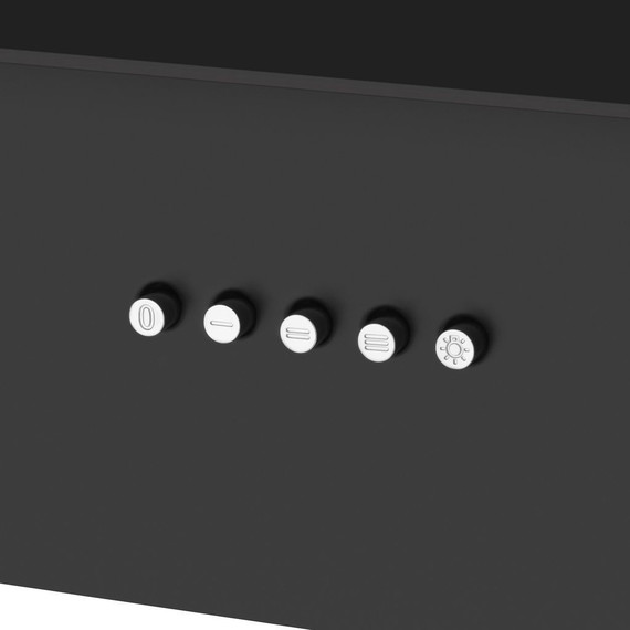Вытяжка Maunfeld Cascada Push 60 Glass Black (чёрное стекло) фото 9