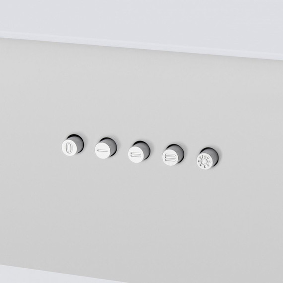 Вытяжка Maunfeld Cascada Push 60 Glass White (белое стекло) фото 11