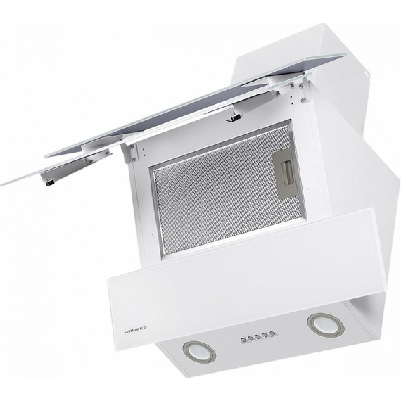 Вытяжка Maunfeld Cascada Push 60 Glass White (белое стекло) фото 3