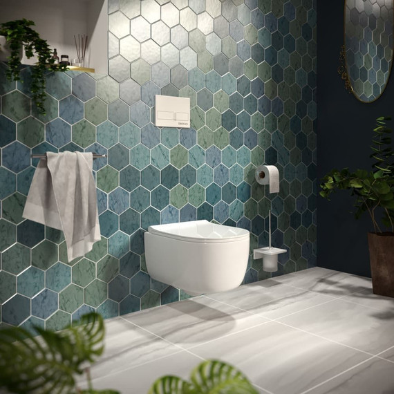 Инсталляция для унитаза Berges Wasserhaus Novum L1 040211 (кнопка белая) фото 6