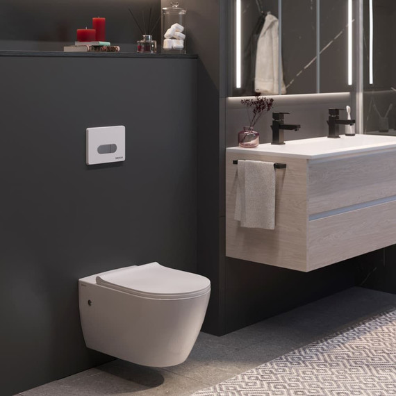 Инсталляция Berges Wasserhaus Novum с подвесным унитазом Mascon Rimless 043214 фото 14