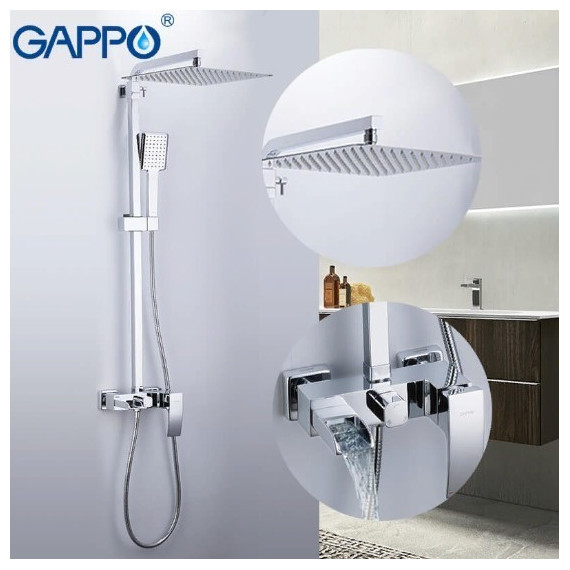 Душевая стойка Gappo G2407-20 - 2 Душевая стойка Gappo G2407-20 фото 2