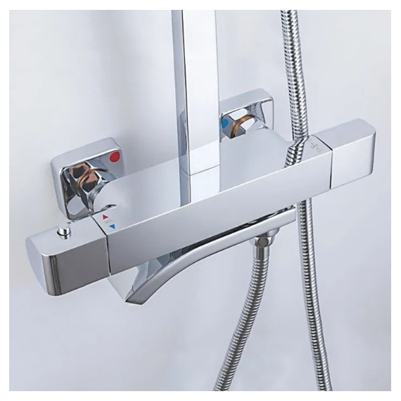 Душевая стойка с термостатом Gappo G2407-40 - 6 Душевая стойка с термостатом Gappo G2407-40 фото 6