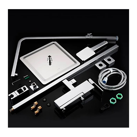 Душевая стойка со смесителем телескопическая Gappo G2418 - 6 Душевая стойка со смесителем телескопическая Gappo G2418 фото 6