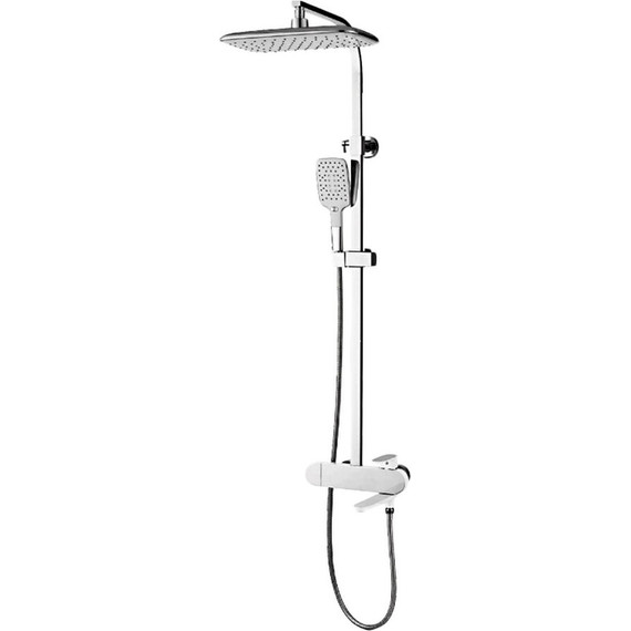 Душевая стойка Gappo G2483-8, белый/хром фото 