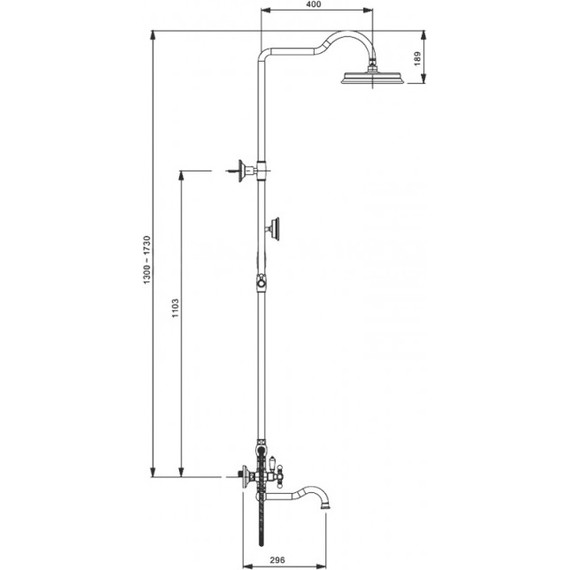 Душевая стойка Gappo G2489 - 6 Душевая стойка Gappo G2489 фото 6