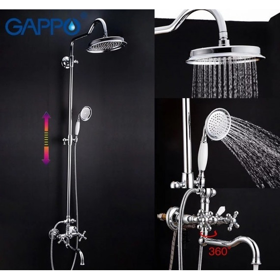 Душевая стойка Gappo G2489 - 2 Душевая стойка Gappo G2489 фото 2