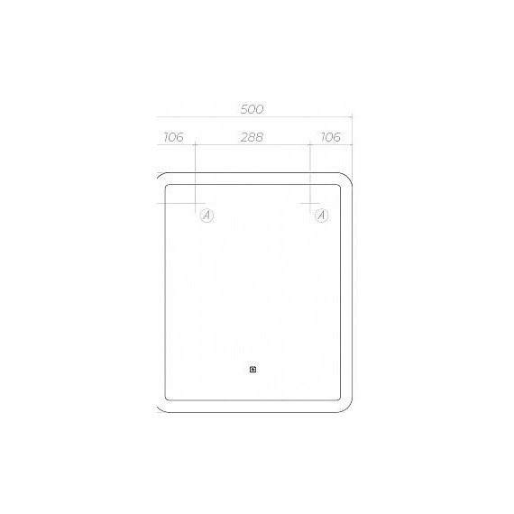 Зеркало Vigo Wing Classic 50 см z.WIN.50.Classic фото 3