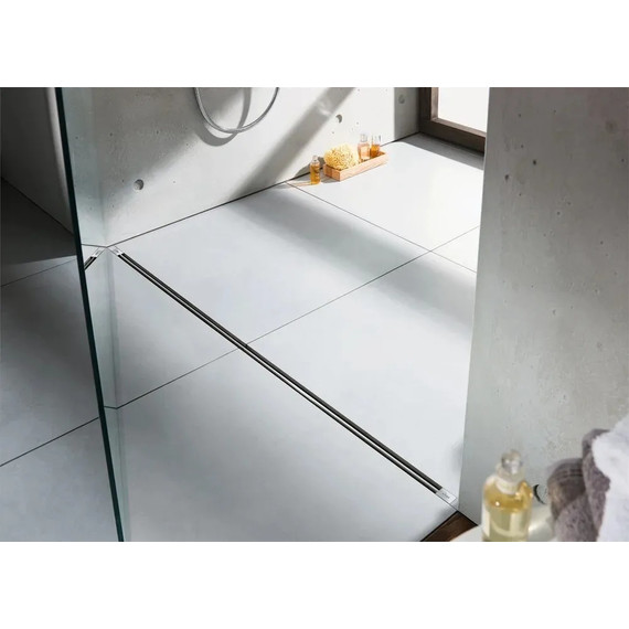 Трап Viega Advantix Vario 704353, обрезной в комплекте с матовой дизайн-вставкой, размером 300-1200 мм. фото 11