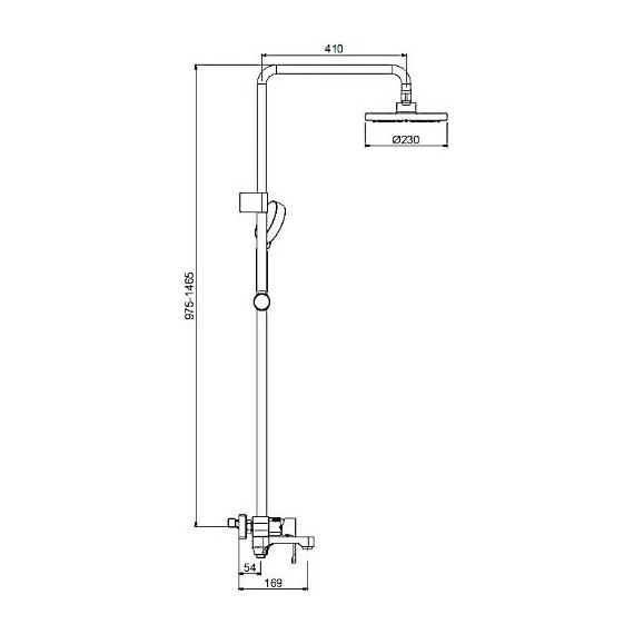 Душевая стойка Gappo Tomahawk G2402-8, белый/хром - 7 Душевая стойка Gappo Tomahawk G2402-8, белый/хром фото 7