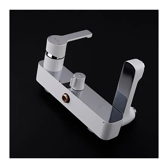 Душевая стойка Gappo Tomahawk G2402-8, белый/хром - 4 Душевая стойка Gappo Tomahawk G2402-8, белый/хром фото 4