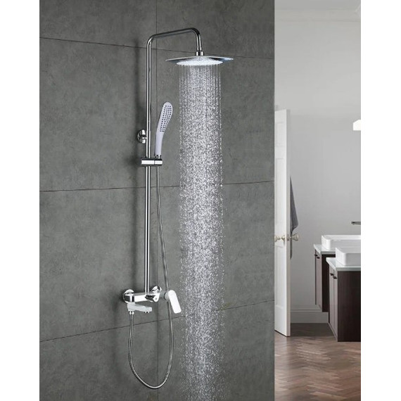 Душевая стойка Gappo Noar G2448, белый/хром - 2 Душевая стойка Gappo Noar G2448, белый/хром фото 2