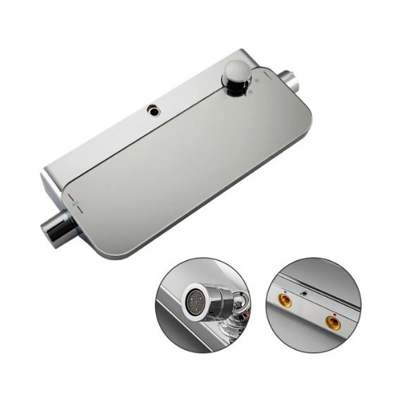 Душевая стойка с термостатом Gappo G2495-3 - 5 Душевая стойка с термостатом Gappo G2495-3 фото 5