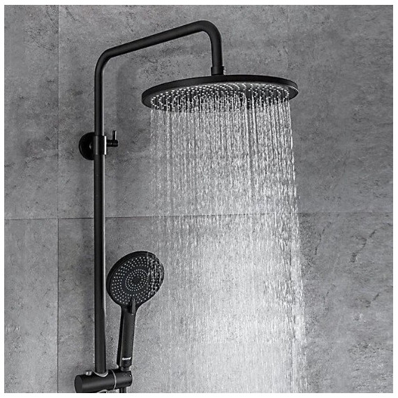 Душевая стойка Gappo G2495-5, черный - 4 Душевая стойка Gappo G2495-5, черный фото 4