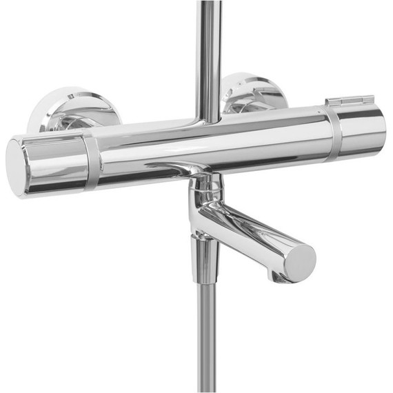 Душевая стойка с термостатом Jacob Delafon Atom E26237-CP фото 2