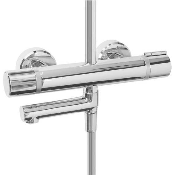 Душевая стойка с термостатом Jacob Delafon Atom E26237-CP фото 3