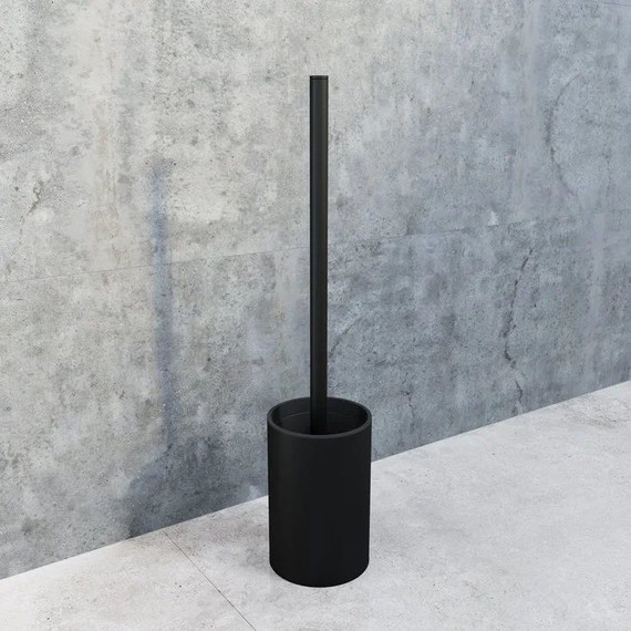 Ёршик для унитаза напольный Iddis Petite PETBLP0i47, цвет чёрный фото 2