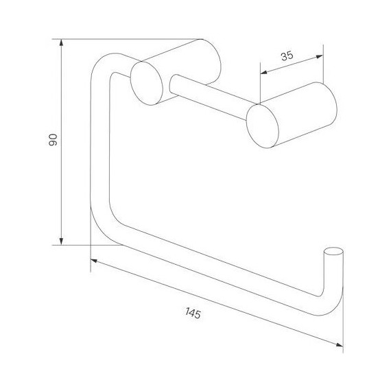 Держатель для туалетной бумаги Iddis Petite PETG000i43, золото матовое фото 3