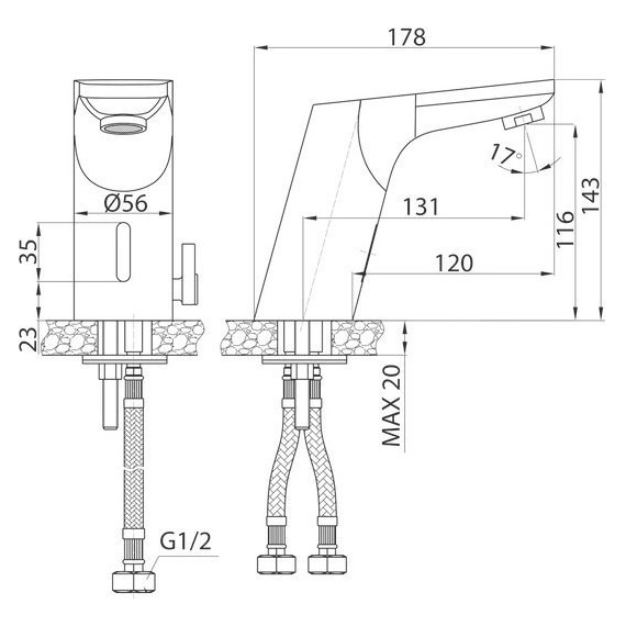 Смеситель для раковины Iddis Pulse PULSBS1i86 - 3 Смеситель для раковины Iddis Pulse PULSBS1i86 фото 3