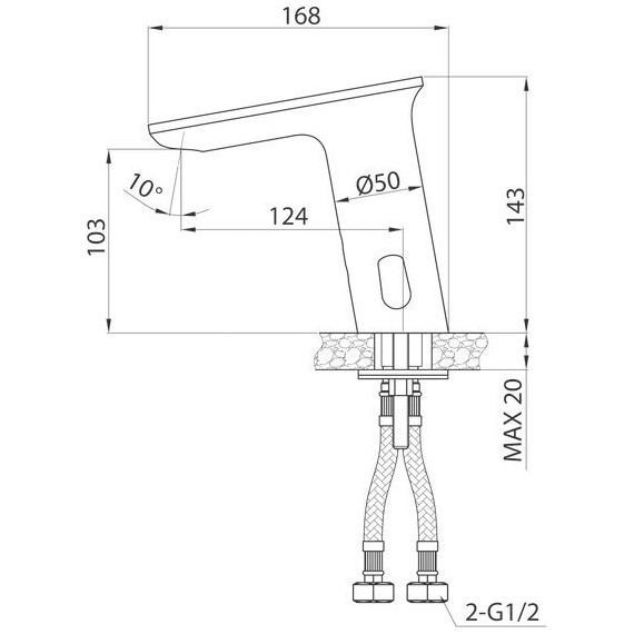 Смеситель для раковины Iddis Pulse PULSBS2i86 фото 3