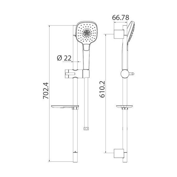 Душевой гарнитур Iddis Sena SEN3F70i16 фото 9