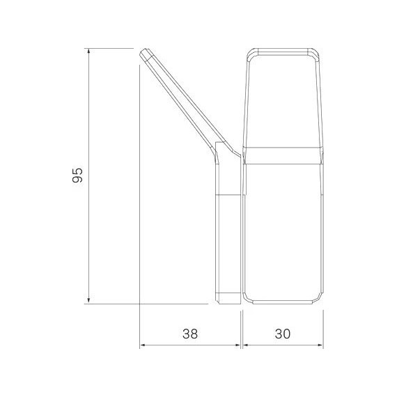 Крючок Iddis Slide SLIGM10i41, цвет графит фото 4