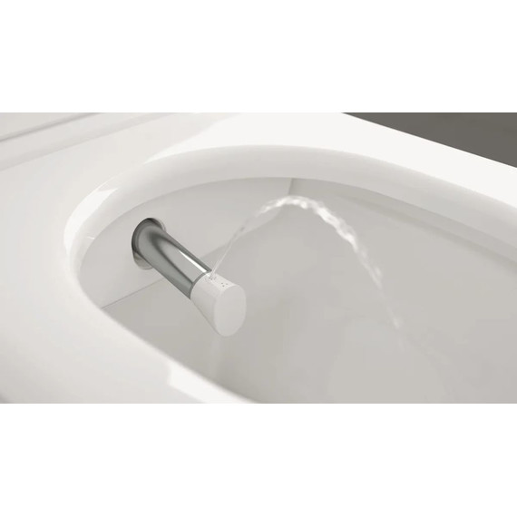 Унитаз-биде подвесной безободковый Villeroy&Boch ViClean-I 100 V0E100R1 с крышкой микролифт фото 4