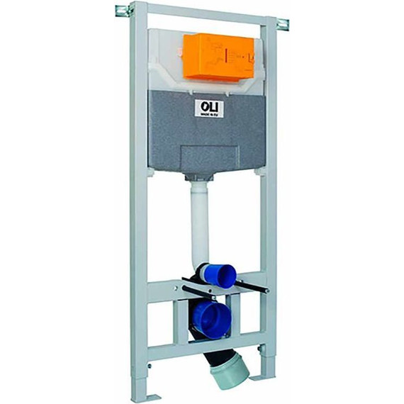 Инсталляция Oli 120 Eco 879235 с подвесным унитазом Azario Vento AZ-2001 (кнопка хром) фото 3