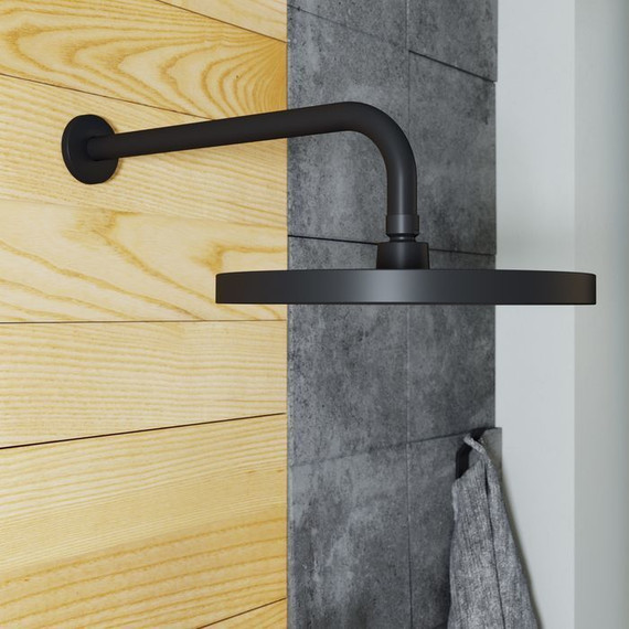 Кронштейн стеновой для верхнего душа Iddis 350 мм 001BB35i61, чёрный фото 3