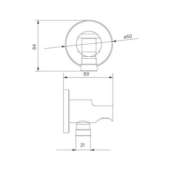 Шланговое подсоединение с держателем Iddis Ray 003BL01i62, чёрный - 5 Шланговое подсоединение с держателем Iddis Ray 003BL01i62, чёрный фото 5