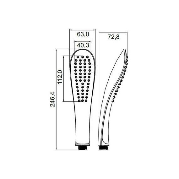 Ручной душ Iddis Hand shower 0201F00I18, белый фото 7