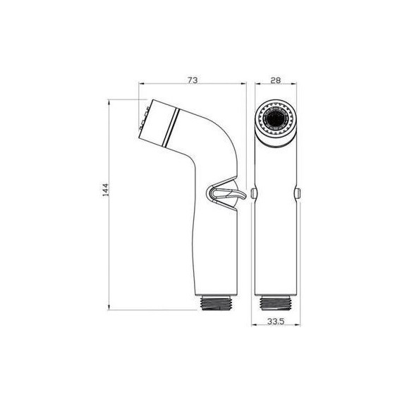 Гигиенический душ Iddis Bidet hand shower 040SC2Fi20 - 4 Гигиенический душ Iddis Bidet hand shower 040SC2Fi20 фото 4