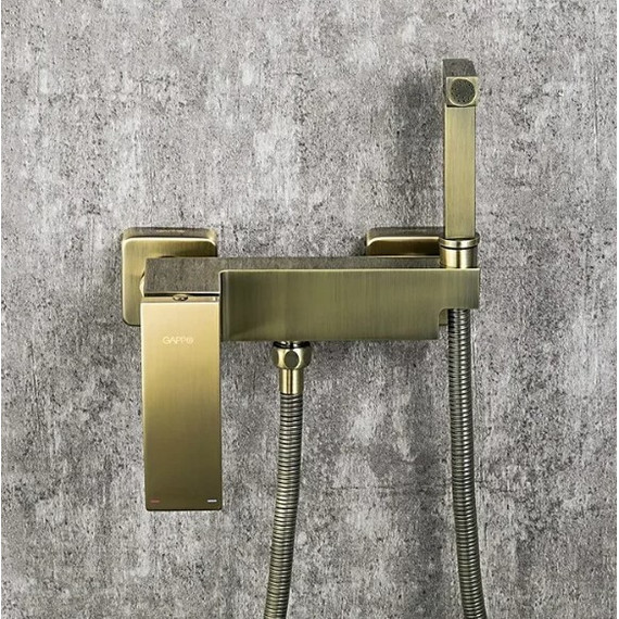 Набор для гигиенического душа Gappo G2007-4, бронза - 3 Набор для гигиенического душа Gappo G2007-4, бронза фото 3