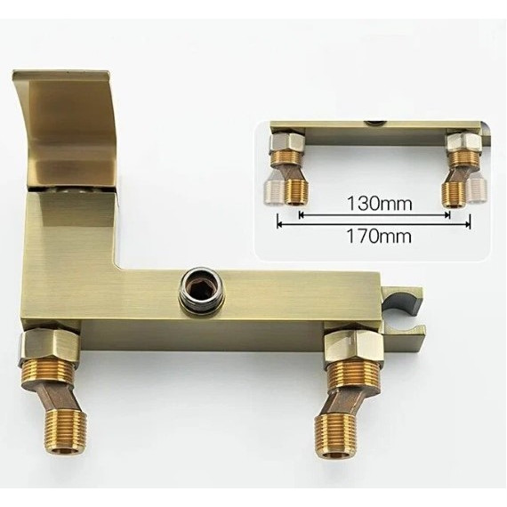 Набор для гигиенического душа Gappo G2007-4, бронза - 5 Набор для гигиенического душа Gappo G2007-4, бронза фото 5