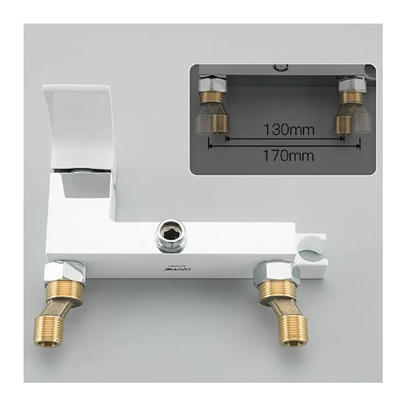 Набор для гигиенического душа Gappo G2007-8, белый/хром фото 4