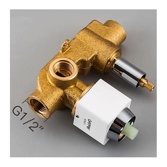 Душевая система для ванны Gappo G7117-8, белый/хром - 8 Душевая система для ванны Gappo G7117-8, белый/хром фото 8