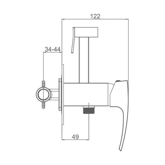 Набор для гигиенического душа Gappo Jacob G7207-4, бронза - 13 Набор для гигиенического душа Gappo Jacob G7207-4, бронза фото 13