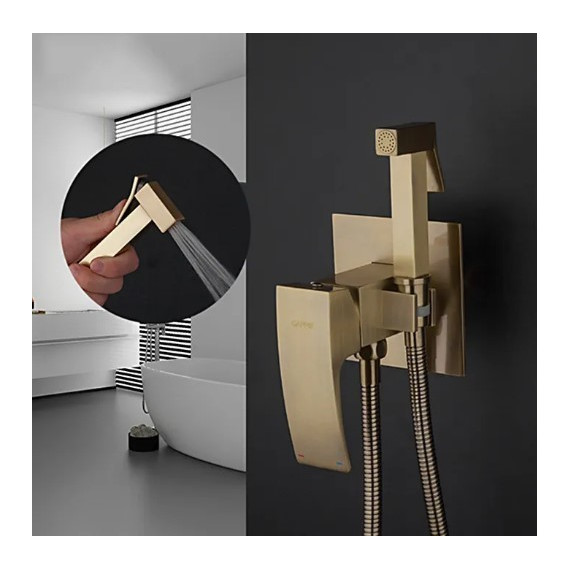 Набор для гигиенического душа Gappo Jacob G7207-4, бронза - 2 Набор для гигиенического душа Gappo Jacob G7207-4, бронза фото 2