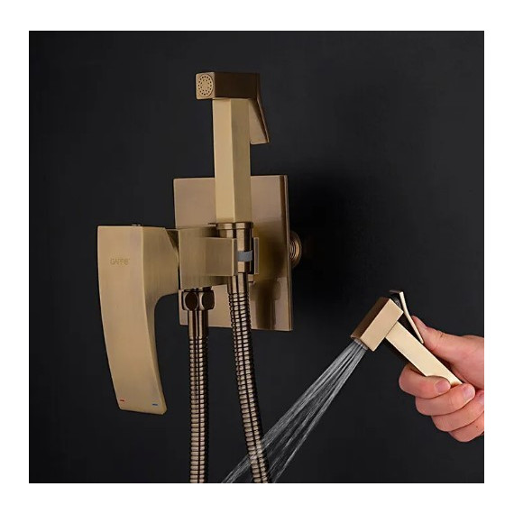 Набор для гигиенического душа Gappo Jacob G7207-4, бронза - 3 Набор для гигиенического душа Gappo Jacob G7207-4, бронза фото 3