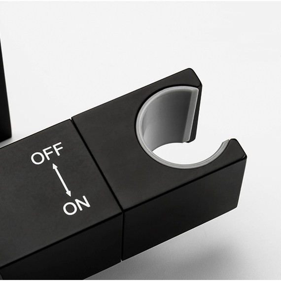 Набор для гигиенического душа с термостатом Gappo G7207-60, черный - 6 Набор для гигиенического душа с термостатом Gappo G7207-60, черный фото 6